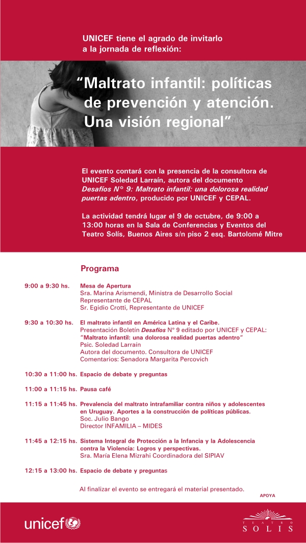 Invitación Maltrato infantil