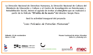 1000 peliculas de DDHH