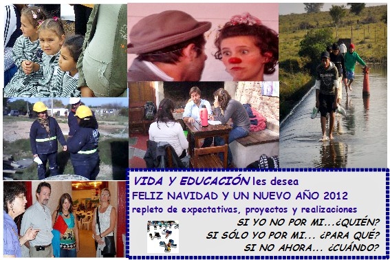 Feliz año 2012 desde Vida y Educacion l