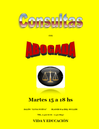 CONSULTAS CON ABOGADA