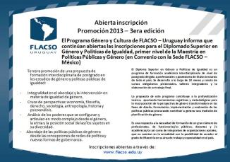 flacso 2013 Politicas Género
