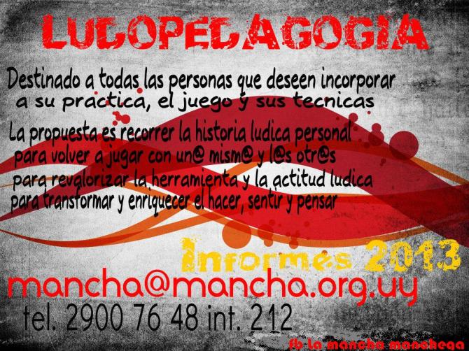 Afiche Ludopedagogía 2103