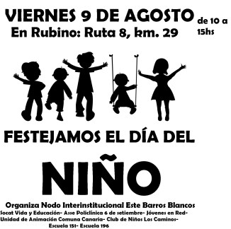Afiche día del niño