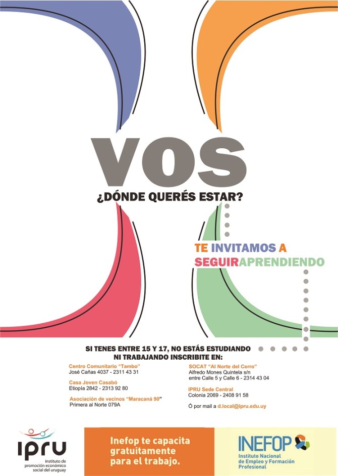 Afiche inefop Adolescente