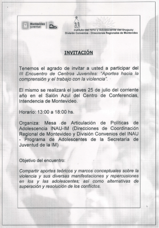 Enc Centros Juveniles IMM