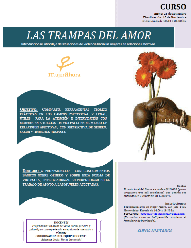 CURSO MUJER AHORA 2013