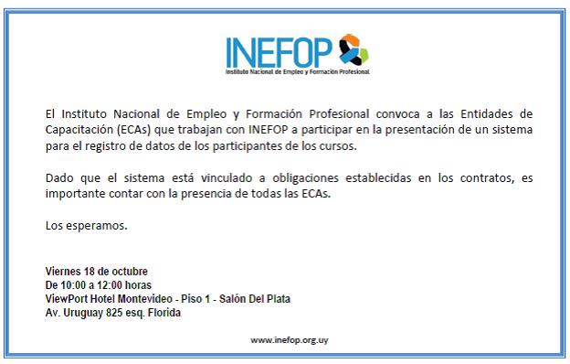 inefop presentacion