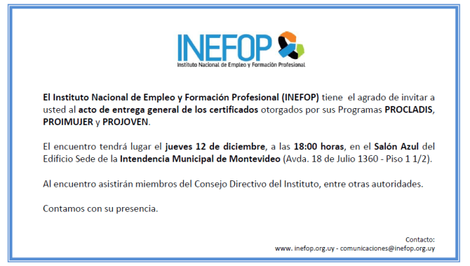 INEFOP 12 DIC 2013