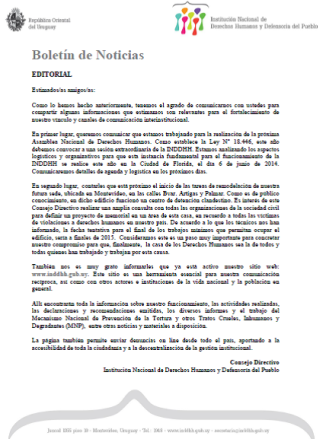 INDDHH Boletin abril 2014