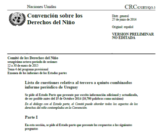 CRS Preguntas al Informe Uruguay
