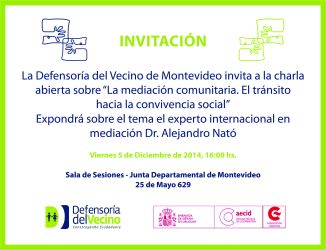 Invitación Charla abierta