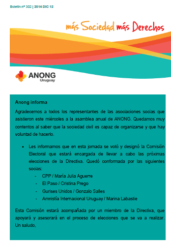 ANONG Boletín nº 302