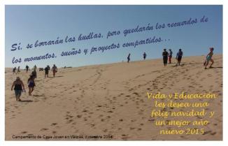 feliz 2015 de Vida y Educacion