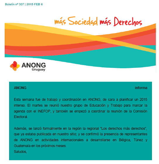 anong Boletín nº 307 20150206