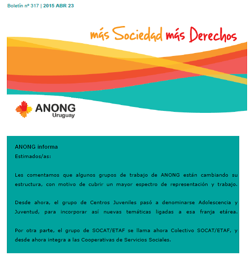 Anong Boletín nº 317