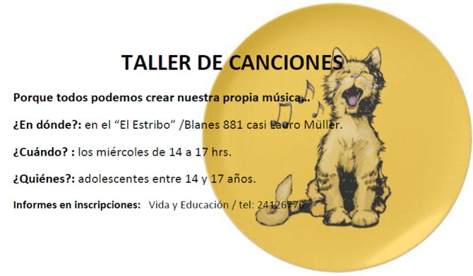 TALLER DE CANCIONES j