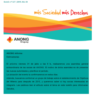 anong - Boletín nº 327