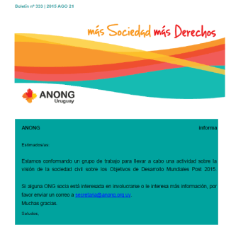 anong - Boletín nº 333