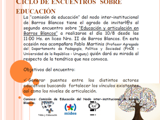 ciclo de encuentros educ n2