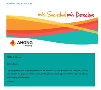 anong - Boletín nº 338