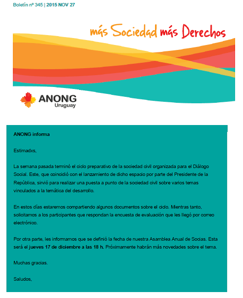 anong - Boletín nº 345