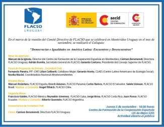 FLACSO invitacion 5 de noviembre