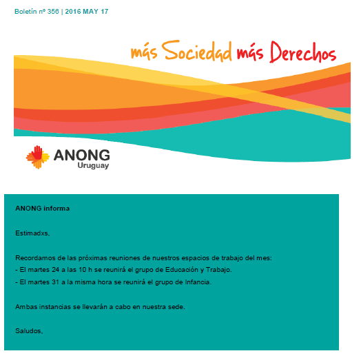 anong - Boletín nº 356