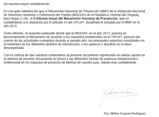 mnp sobre informe